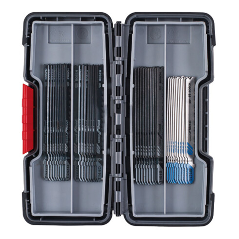 Bosch Set di lame per seghetti alternativi, Wood and Metal, dente di arresto, 40pz.