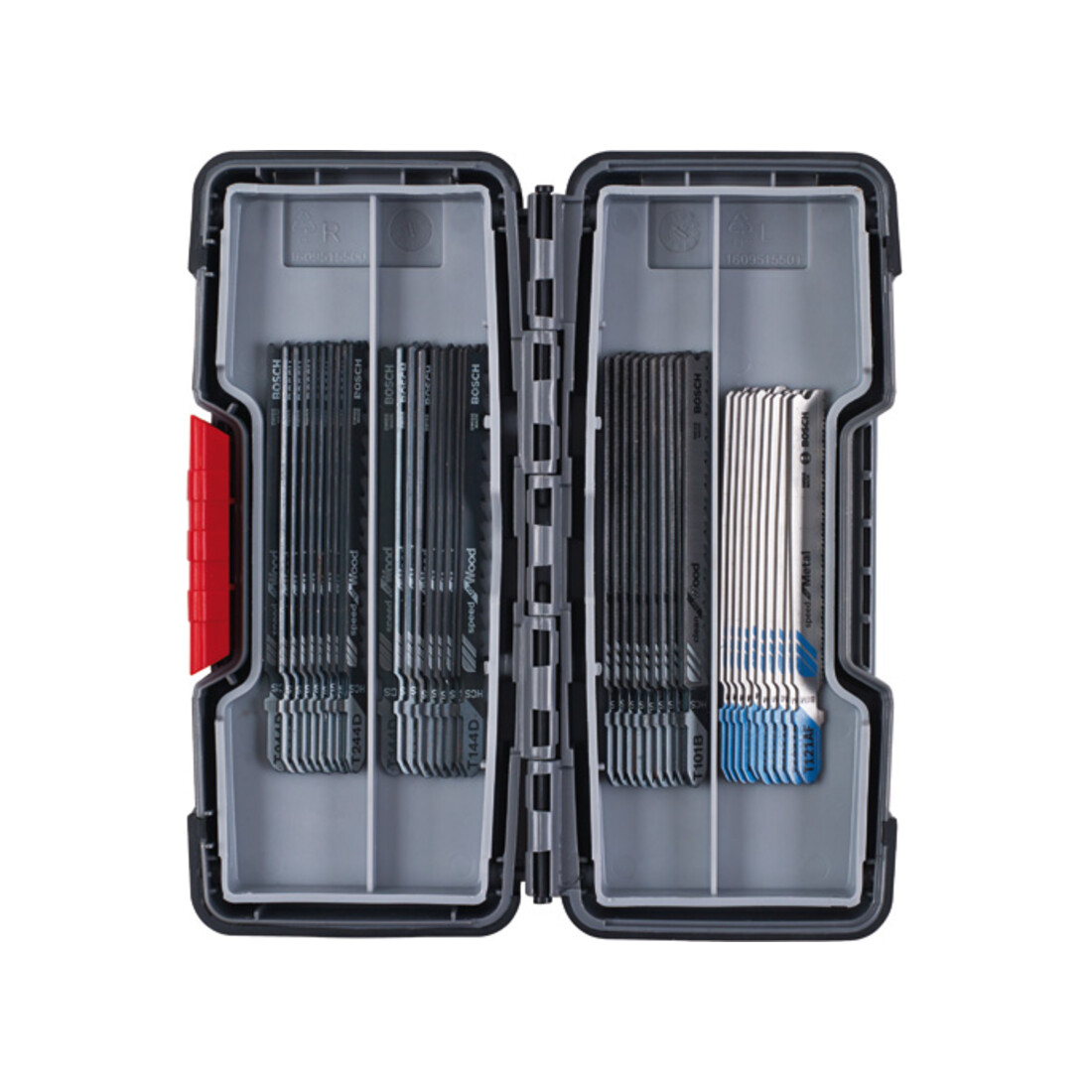 Bosch Set di lame per seghetti alternativi, Wood and Metal, dente di arresto, 40pz.