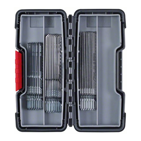 Bosch Set di lame per seghetti alternativi Wood Precision 30 pezzi, dente di arresto
