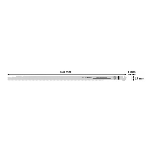 Bosch Set di lame TF 350 WM 2 pezzi per materiali isolanti