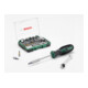 Bosch Set di mini cricchetti da 27 pz. + cacciavite manuale-1