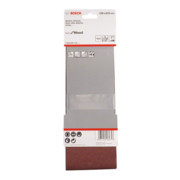 Bosch Set di nastri abrasivi X440 Best for Wood and Paint, 3pz. 100x610mm, 60,80,100-3