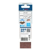 Bosch Set di nastri abrasivi X440 Best for Wood and Paint, 3pz. 40x305mm, 60 80,120-2