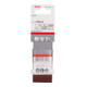 Bosch Set di nastri abrasivi X440 Best for Wood and Paint, 40x305mm, 180-2