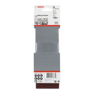 Bosch Set di nastri abrasivi X440