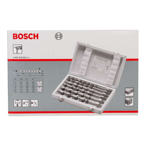 Bosch Set di punte a elica 6 pezzi 10 - 20 mm 360 mm 450 mm
