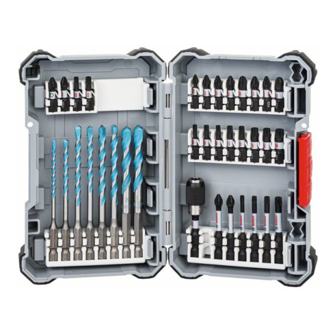 Bosch Set di punte e bit per giravite Impact Control Multi Construction 35 pezzi