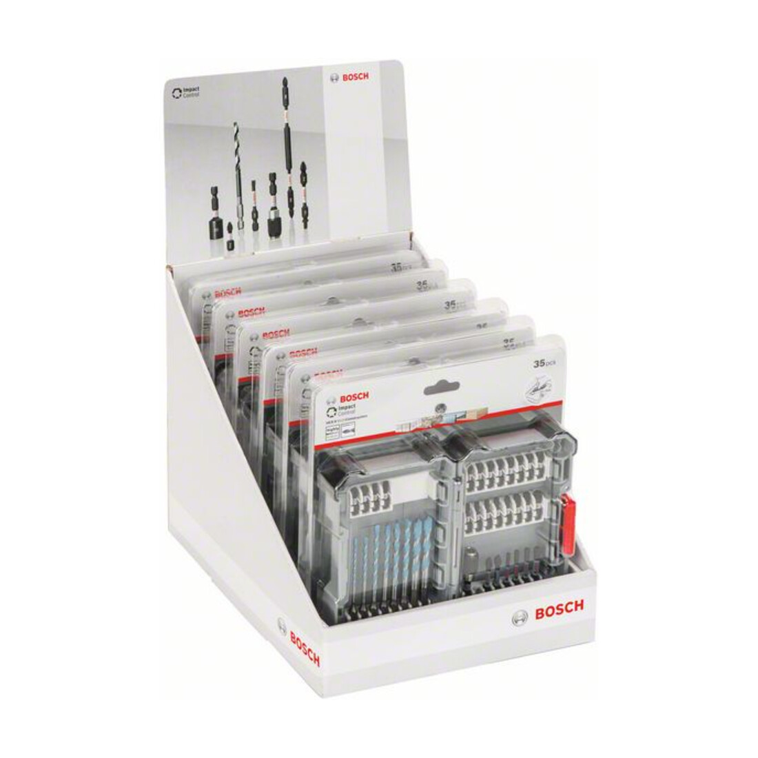 Bosch Set di punte e bit per giravite Impact Control Multi Construction 35 pezzi