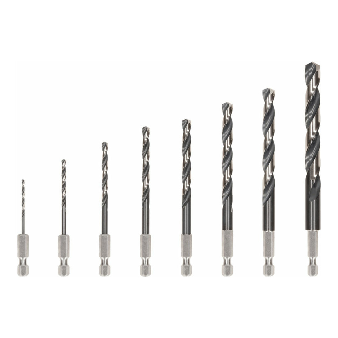 Bosch Set di punte elicoidali in HSS Impact Control 8 pezzi