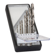 Bosch Set di punte elicoidali per legno Robust Line 1/4" codolo esagonale 7 pezzi 2 - 8 mm