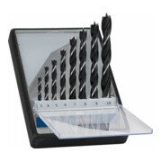 Bosch Set di punte elicoidali per legno Robust Line, 3 - 10 mm, 8 pezzi