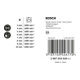 Bosch Set di punte elicoidali per legno Robust Line, 3 - 10 mm, 8 pezzi-2