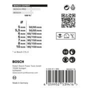 Bosch Set di punte EXPERT MultiConstruction CYL-9, 5/5,5/6/7/8/10mm 7pz., per avvitatore e trapano a percussione-1