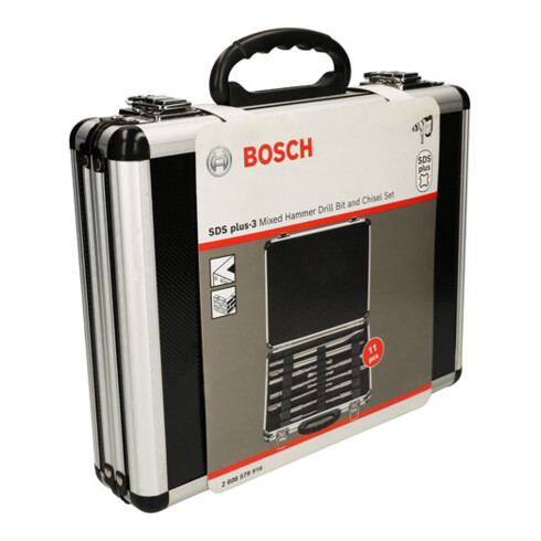 Bosch Set di punte foranti e scalpelli 11 pezzi SDS plus-3