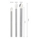 Bosch Set di punte in ceramica morbida CYL-9, 5,5 x 70; 6 x 80; 8 x 80 mm, 3 pezzi-4