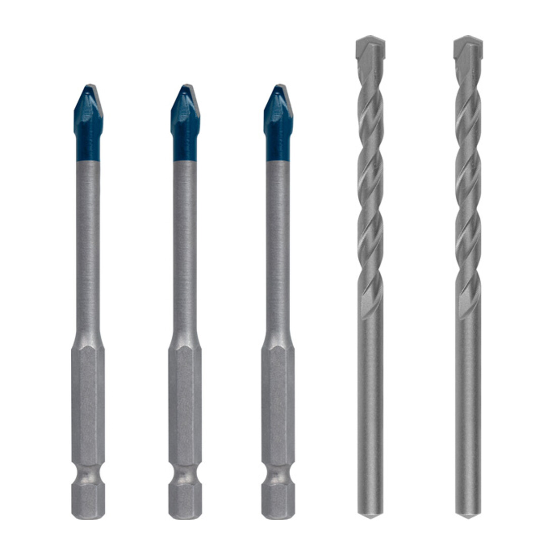 Bosch Set di punte miste EXPERT HEX-9 HardCeramic, 6mm, 5pz., per avvitatore e trapano a percussione