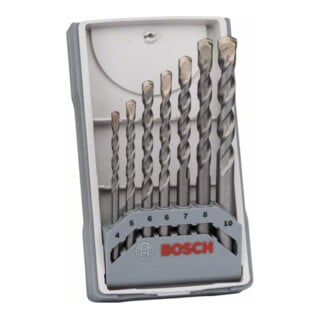 Bosch Set di punte per calcestruzzo CYL-3 Silver Percussion 7 pezzi 4, 5 6, 6 7, 8 10 mm