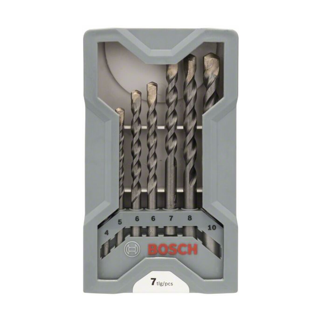 Bosch Set di punte per calcestruzzo CYL-3 Silver Percussion 7 pezzi 4, 5 6, 6 7, 8 10 mm