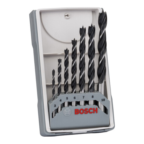 Bosch Set di punte per legno, 7 pz. 3 - 10 mm