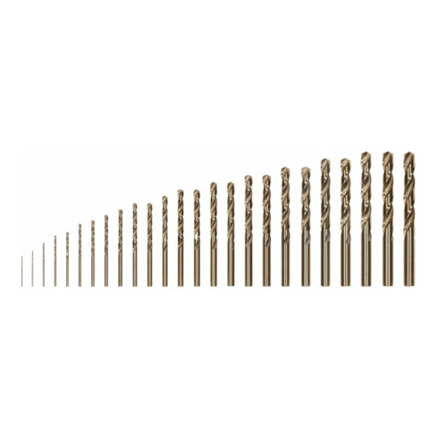 Bosch Set di punte per metallo HSS-Co (lega di cobalto), ProBox 25 pezzi DIN 338 1-13 mm