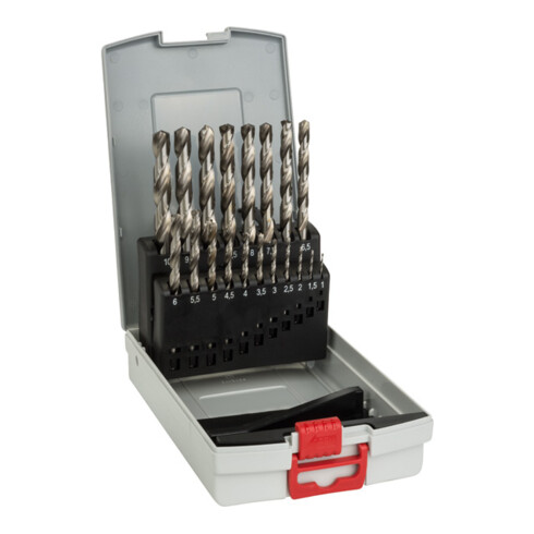 Bosch Set di punte per metallo HSS-G ProBox 19 pezzi DIN 338 135° 1-10 mm