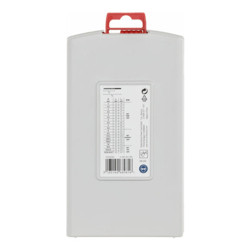 Bosch Set di punte per metallo HSS-G ProBox 25 pezzi DIN 338 135° 1-13 mm