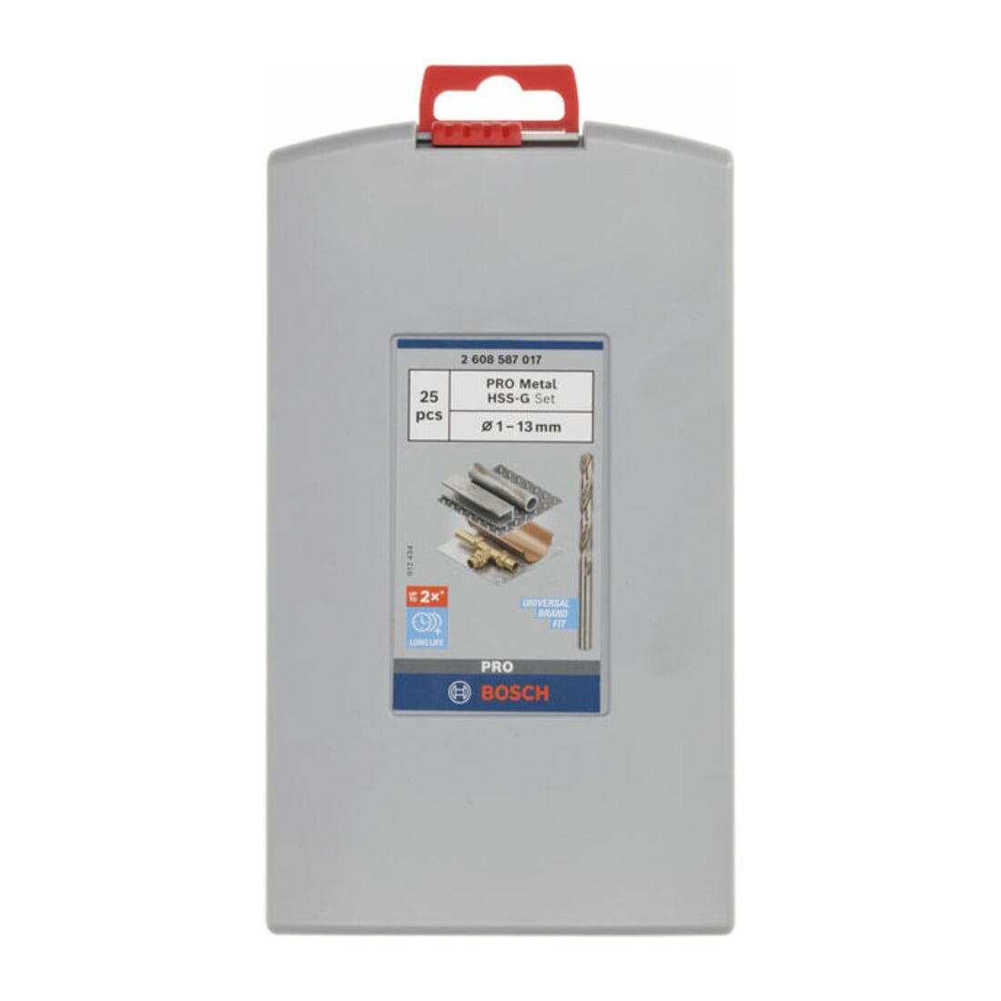 Bosch Set di punte per metallo HSS-G ProBox 25 pezzi DIN 338 135° 1-13 mm