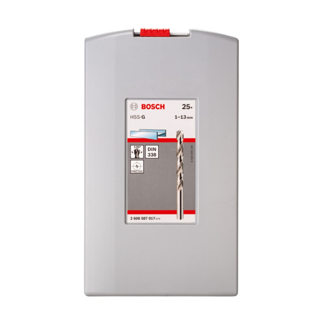 Bosch Set di punte per metallo HSS-G ProBox 25 pezzi DIN 338 135° 1-13 mm