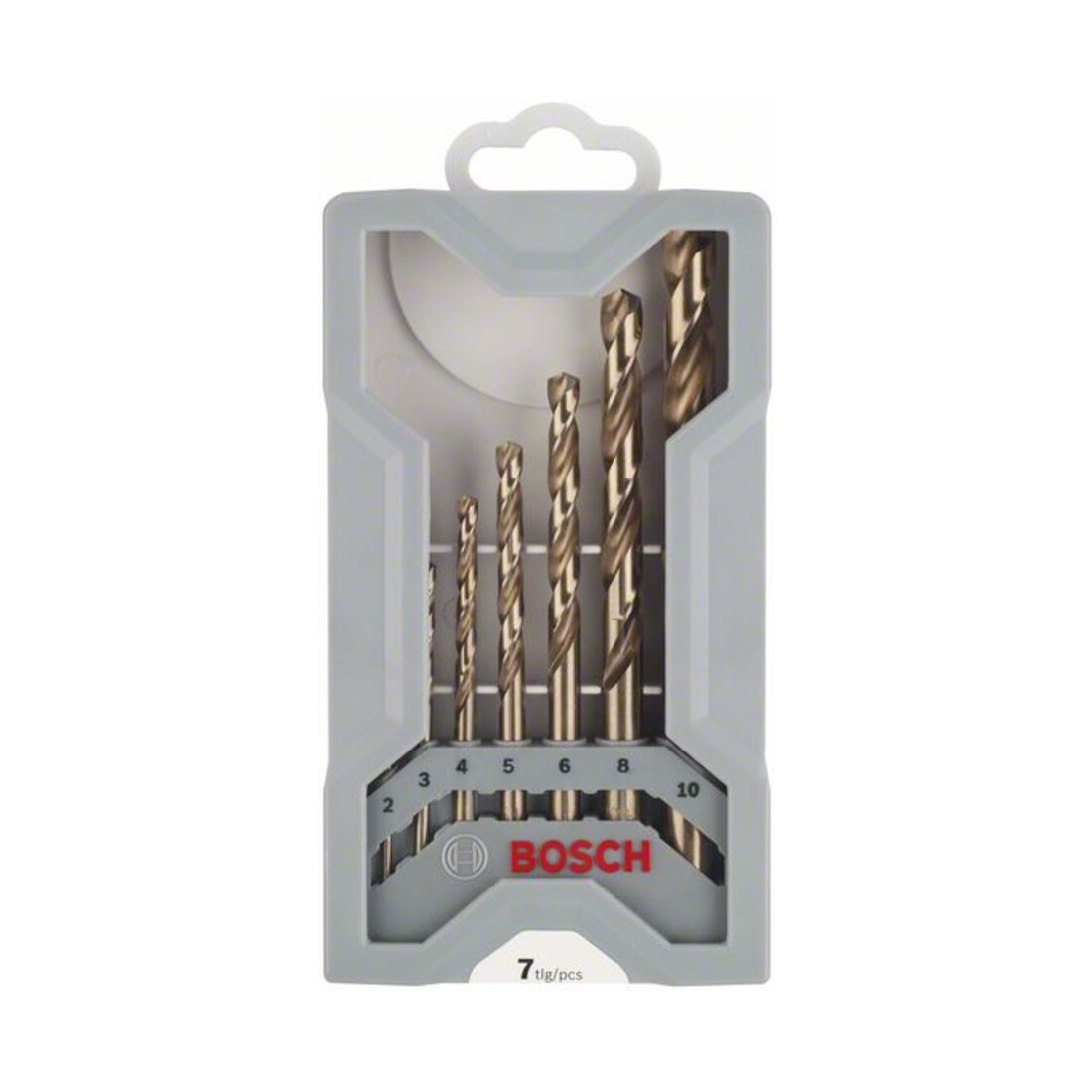 Bosch Set di punte per metallo Mini X-Line HSS-Co DIN 338 135°, 7 pezzi 2 - 10 mm