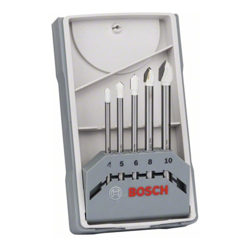 Bosch Set di punte per piastrelle CYL-9 Ceramic 5 pezzi 4 - 10 mm