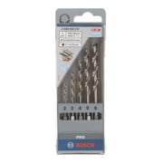 Bosch Set di punte per trapano HSS-G, per metallo, DIN 338 con codolo esagonale, 135°, 2 - 6mm-4