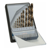 Bosch Set di punte per trapano Robust Line HSS-Co DIN 135, per metallo, 135°, 10pz. 1 - 10mm