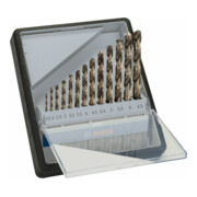 Bosch Set di punte per trapano Robust Line HSS-Co DIN 135, per metallo, 135°, 13pz. 1,5 - 6,5