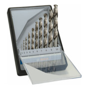 Bosch Set di punte per trapano Robust Line HSS-G DIN 135, per metallo, 135°, 10pz. 1 - 10mm
