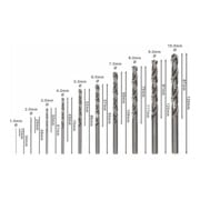 Bosch Set di punte per trapano Robust Line HSS-G DIN 135, per metallo, 135°, 10pz. 1 - 10mm-5