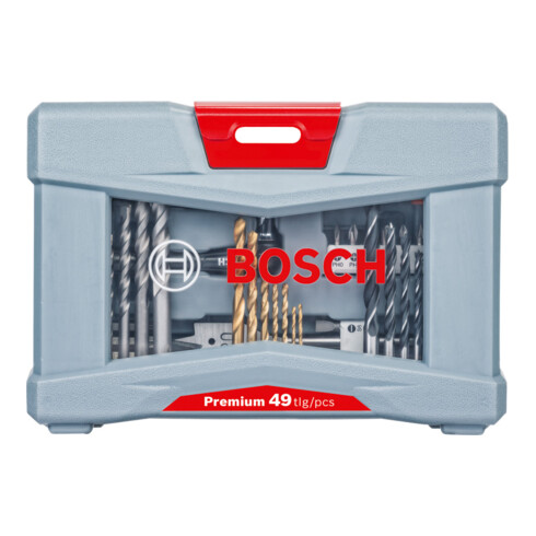 Bosch Set di punte Premium X-Line per trapani e avvitatori, 49pz.