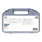 Bosch Set di seghe a tazza multi materiale con filetto, 19; 22; 29; 38; 44; 57 x 40 mm