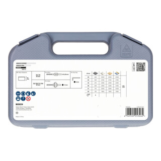 Bosch Set di seghe a tazza multi materiale con filetto, 20; 25; 32; 38; 51; 64 x 40 mm