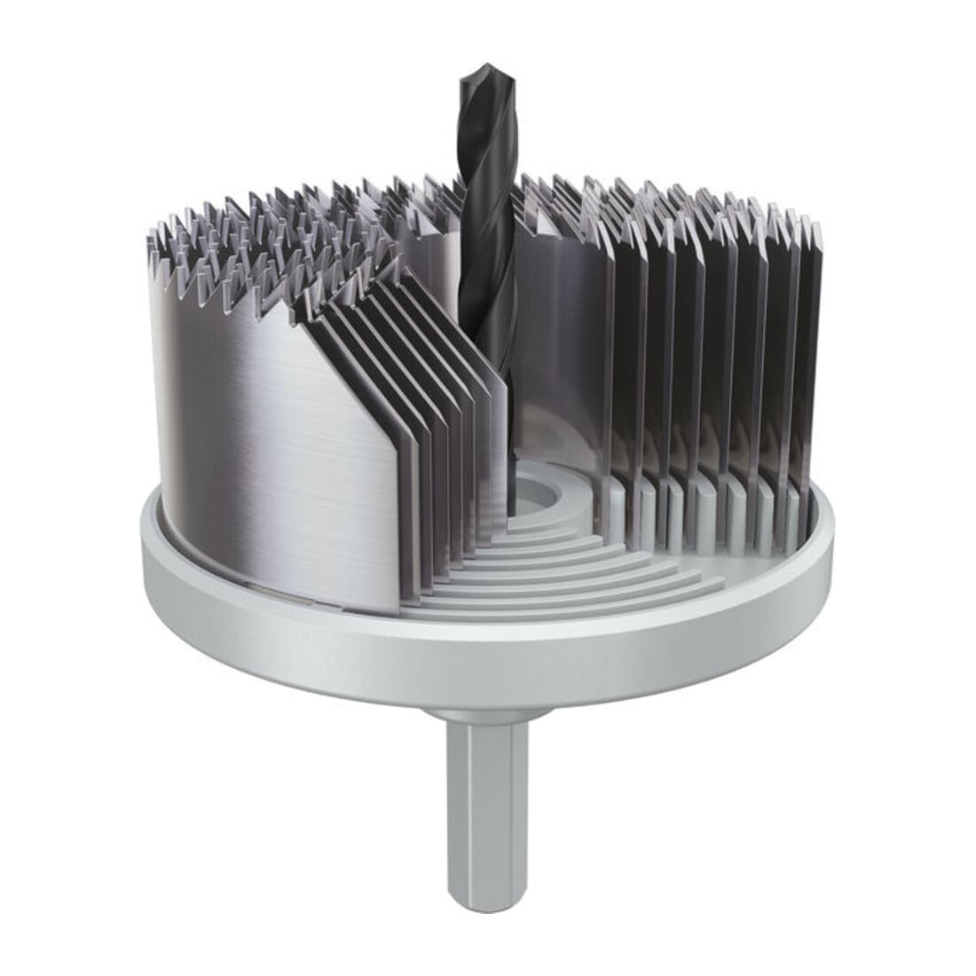 Bosch Set di seghe a tazza per legno e cartongesso con supporto, 25/32/38/44/51/57/63/68x28 mm