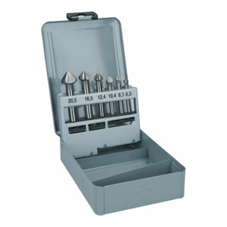 Bosch Set di svasatori conici 6 pezzi 45 63 mm / 5-10 mm / 6,3 - 20,5 mm