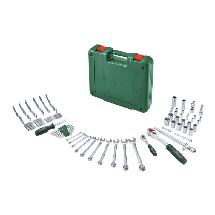 Bosch Set d’outils à main 134 pièces