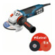 Bosch Set: GWS 19-125 CIE, Strongflex-Kabel, 5x X-LOCK Fiberschleifscheibe,Stützteller-1