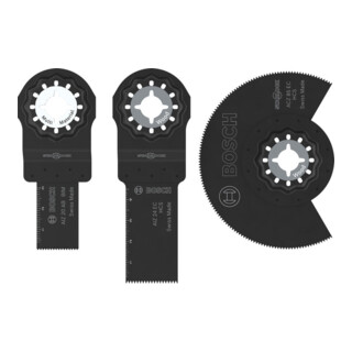 Bosch Set lame per legno e metalli teneri, 3 pezzi