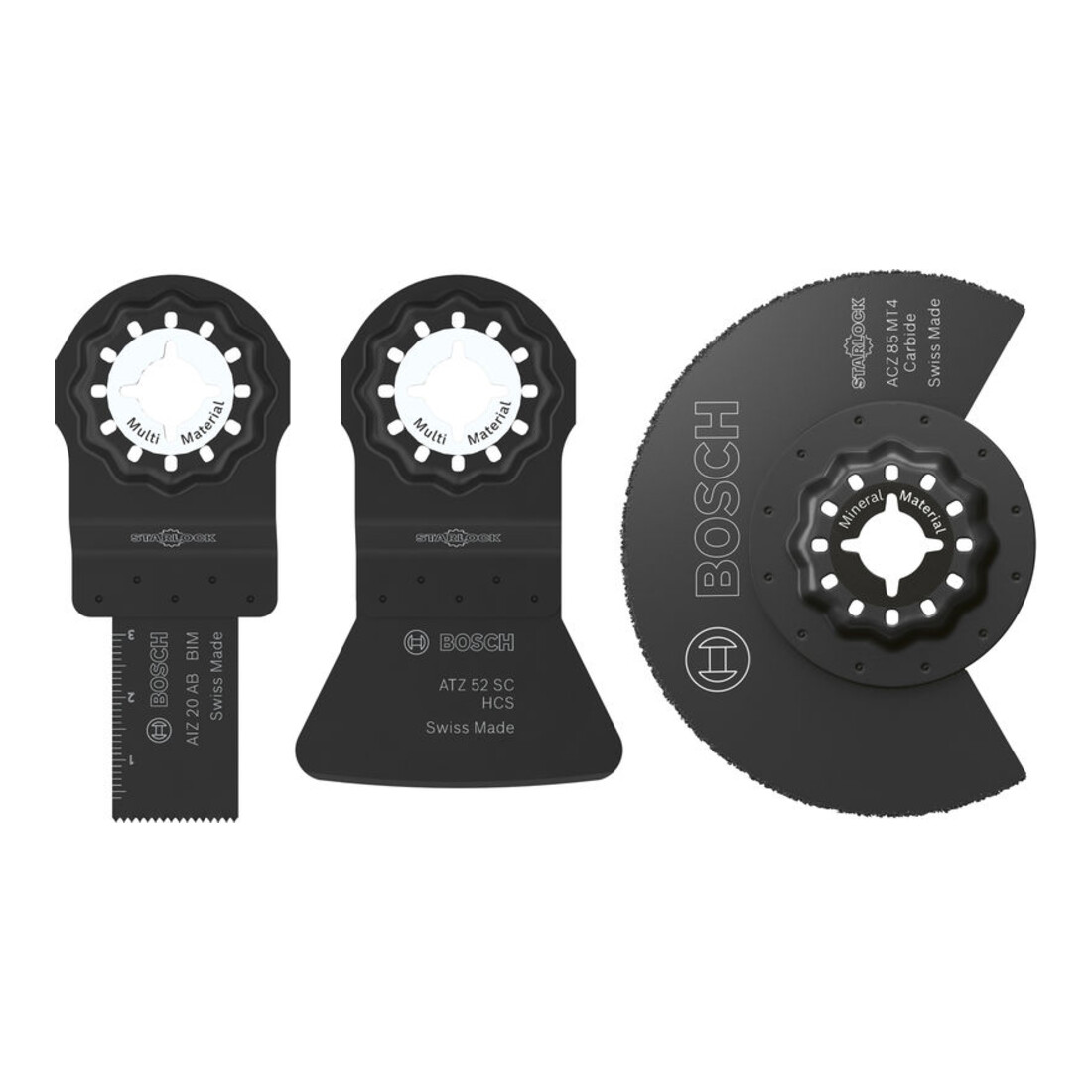 Bosch Set lame per piastrelle, 3 pezzi