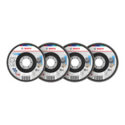 Bosch Set lamellenschijven X451, 115 x 22,23 mm, K40/K60/K80/K120, Z27, 15-dlg