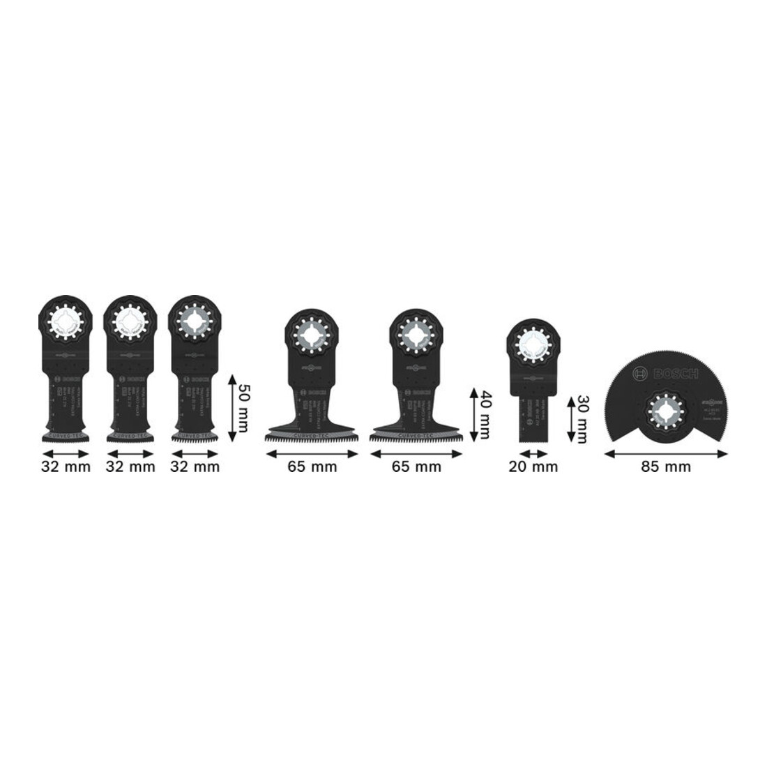 Bosch Set legno, 7 pezzi
