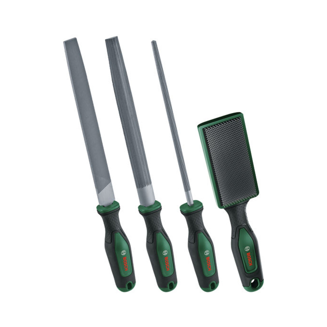 Bosch Set lime 200 mm / 8" con spazzola, 4 pezzi