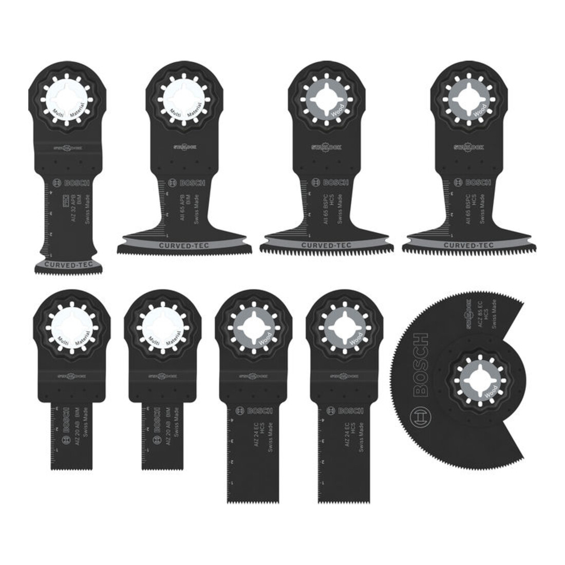 Bosch Set per legno e metalli teneri, 9 pezzi