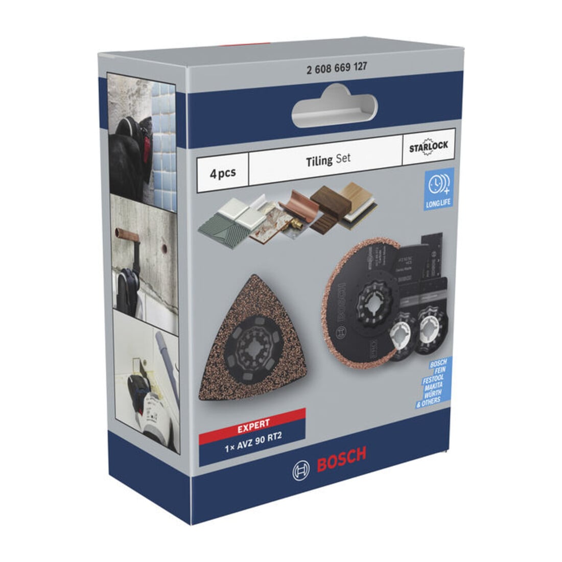 Bosch Set piastrelle, 4 pezzi