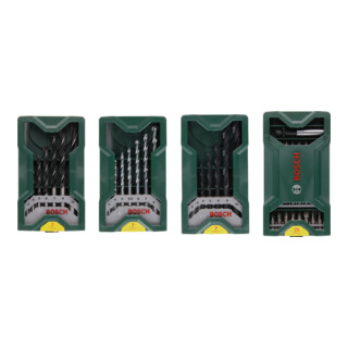 Bosch Set punte trapano Mini-X-Line Multipack 3+1 per muratura